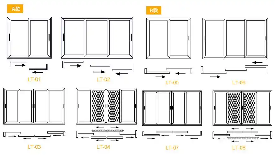厂家直供钛镁铝合金中窄窄边推拉移门趟门厨房阳台门现代简约轻奢