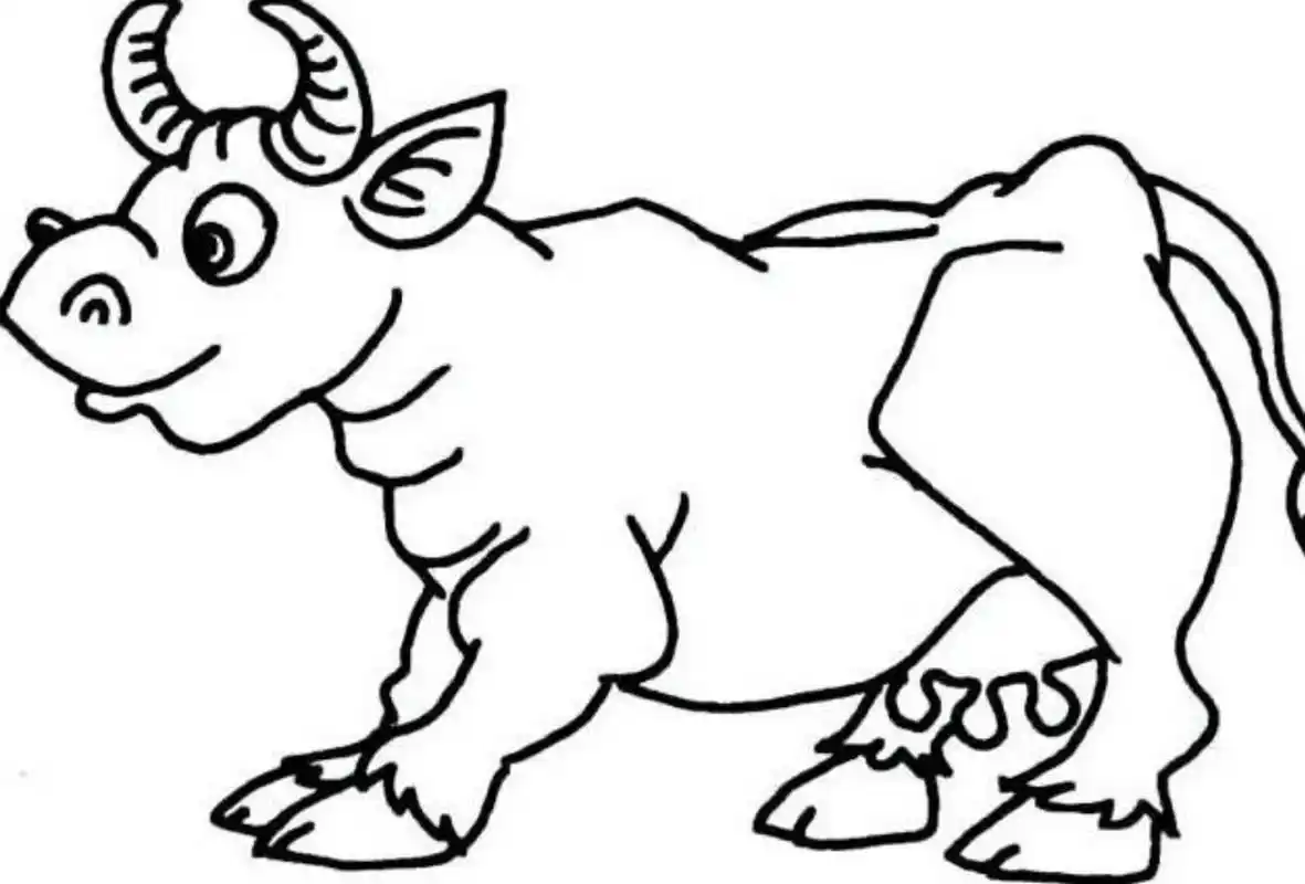 牛简笔画 祝大家牛气冲天,牛牛牛,@,@,@,@ #简笔画