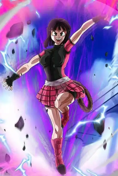 龙珠图集女战士与霸气的赛亚人