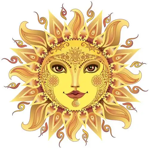 创意太阳神插画图片下载,创意太阳神插画模板下载,太阳神,太阳图案