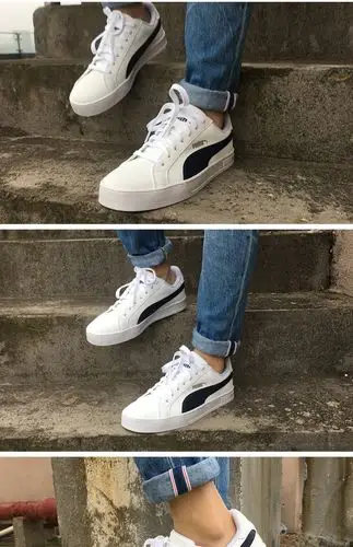 彪马puma smash vulc 黑白板鞋 男女休闲鞋 大表姐 359622-05