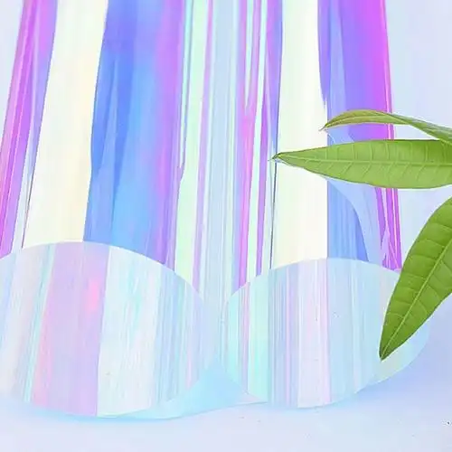 变色pvc彩虹膜炫彩膜镭射渐变玻璃保护膜装饰贴厂家优惠批发直销