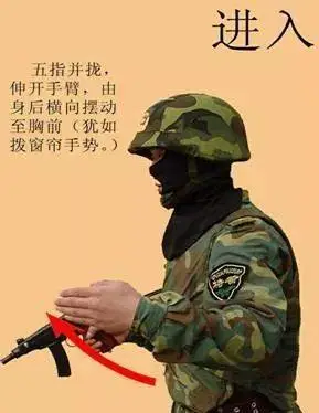 国防教育知识部队军事手语