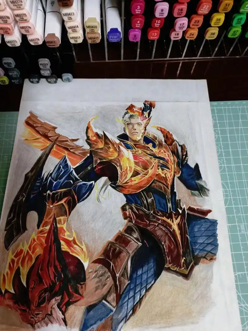 手绘龙域领主凯!