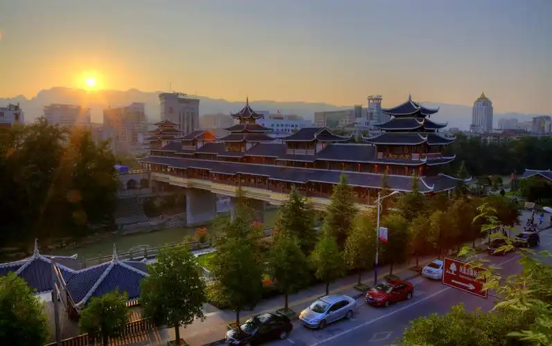 恩施风景——美丽风雨桥