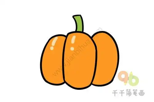 南瓜的简笔画南瓜的简笔画图片大全