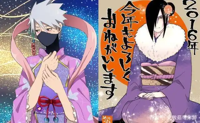 火影忍者男神穿上女装,毫无违和感!网友:我爱罗很美我选卡卡西