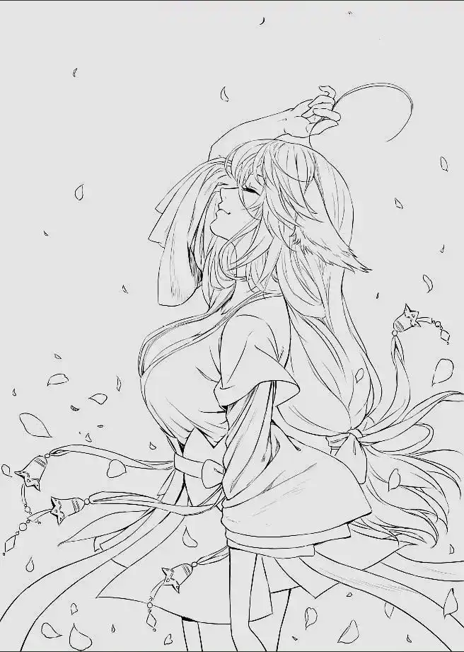 看多了狐妖小红娘,我敢打赌你们肯定没有见过这么感性的二姐素描