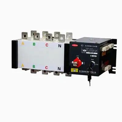 手动切换三相智能双电源自动转换开关160a250a 4p自投自复ats电源