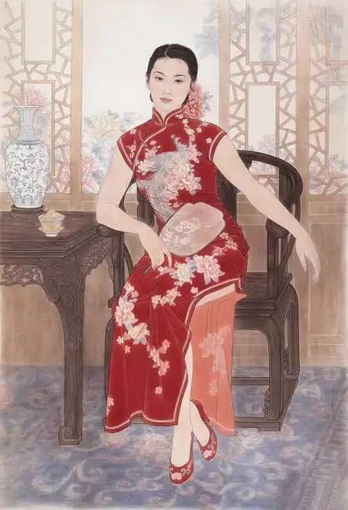 [转载]黄援朝工笔人物画作品欣赏