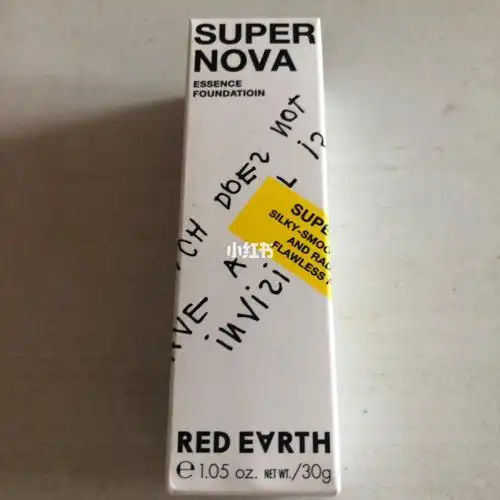 亲测不错:redearth红地球养肤粉底液,黄盖限量版f400