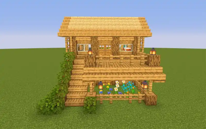 [minecraft]简单的萌新生存小屋