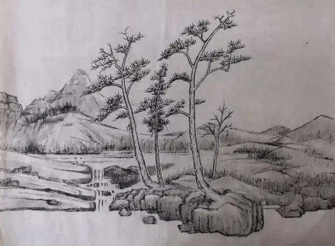 2017山水画初级一班作业集9