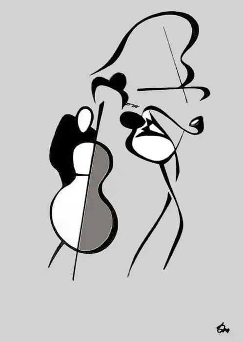 艺术简笔画这是我见过最有艺术性的动物禅绕简笔画太美了一定要收藏