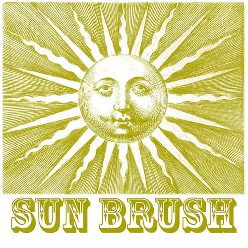 搞笑人脸太阳神笔刷素材