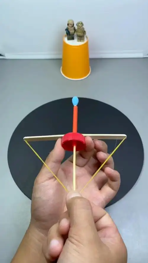 雪糕棍制作发射器手工