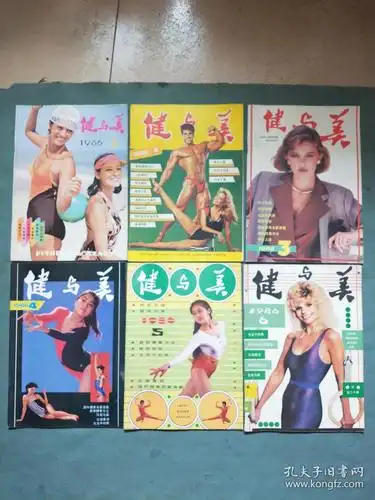 健与美【1984年2,3期(总第9,10期);1985年1,2,3,4期(总第11,12,13,14
