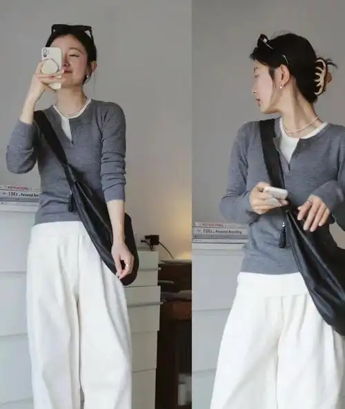 春天别总穿毛衣,准备好"2衣1裙",单穿,叠穿都好看!