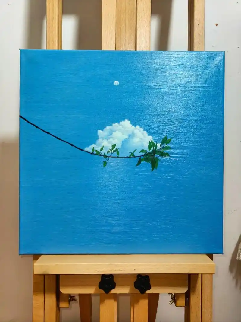 手绘丙烯画‖附步骤图.