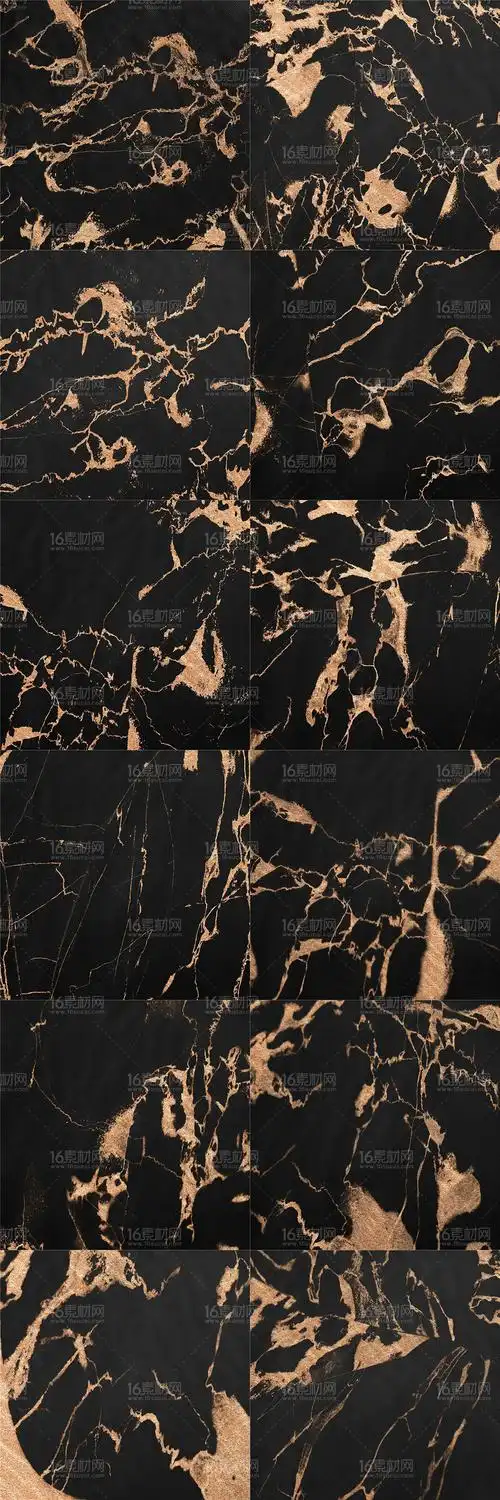 12款黑金主题大理石效果背景高清图片 - 素材中国16素材网
