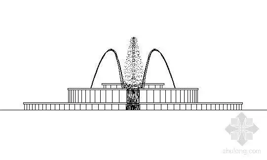 某售楼处喷泉及节点图纸