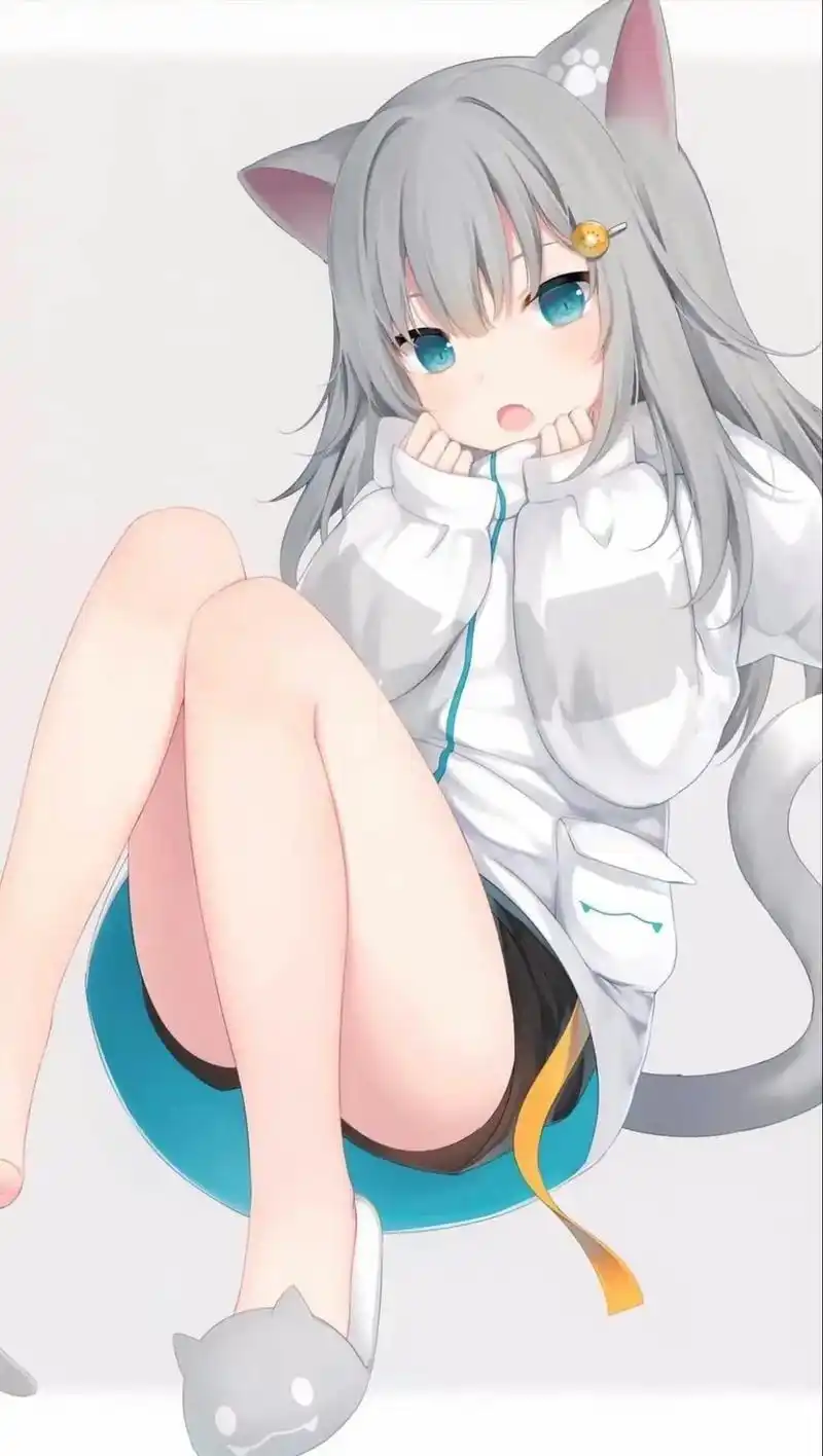 之前有人要手机的壁纸 来了.#猫羽雫 #二次元美图 #锁屏壁 - 抖音