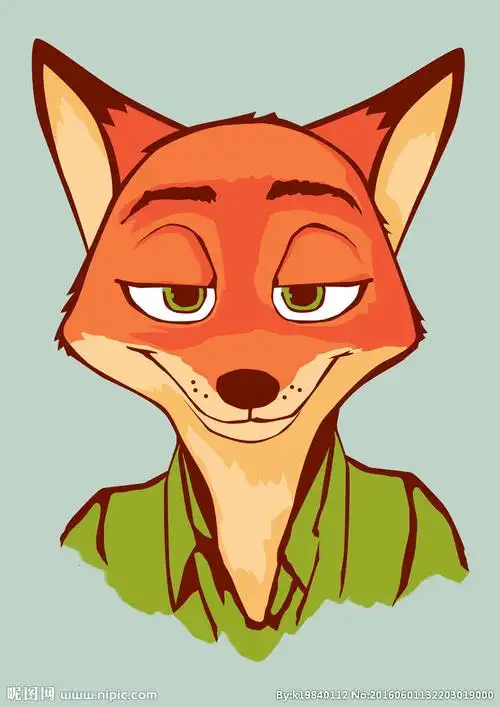 疯狂动物城狐狸正面图片