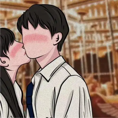 情侣双人动漫头像#你是我所有的少女情怀与心之所向