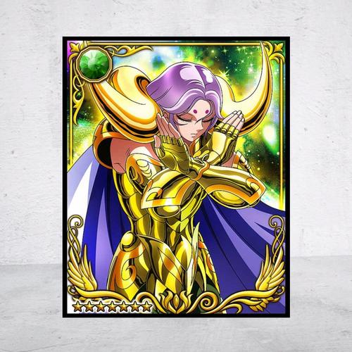 【新品】5d钻石画黄金圣斗士白羊座方圆钻满贴十字绣满绣印花包邮