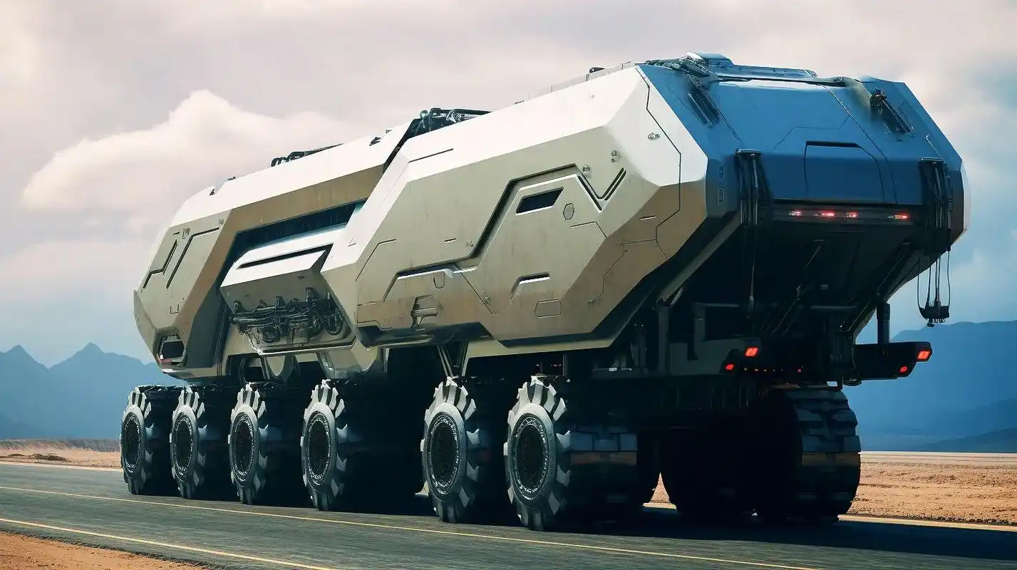 第13集数字艺术·未来科技重卡.未来科技重卡畅想图#科幻#重 - 抖音