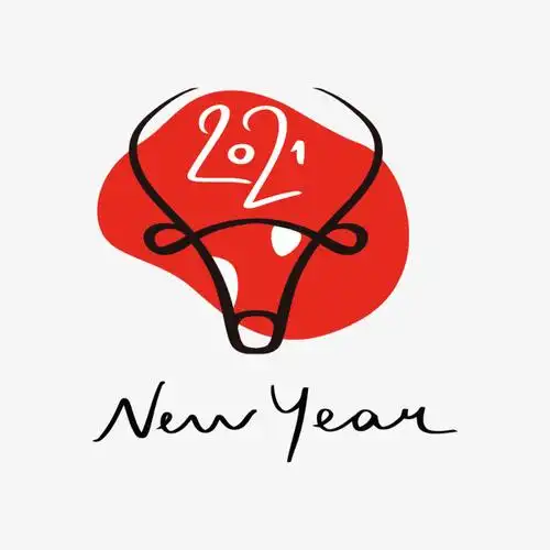 创意2021牛年logo-快图网-免费png图片免抠png高清背景素材库kuaipng.