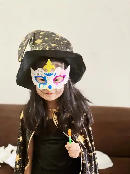 万圣节手绘面具