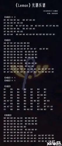 光遇乐谱lemon