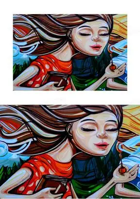 涂鸦墙图片素材