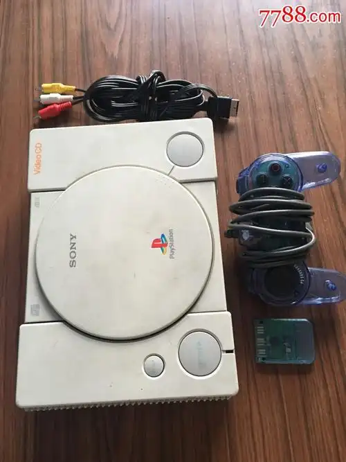请看描述索尼ps1游戏机型号5903电视游戏机sony