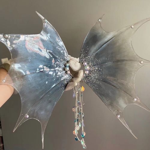 鲛人耳人鱼耳渐变鲛人耳朵头饰仙气精灵发饰品美人鱼道具写真影楼