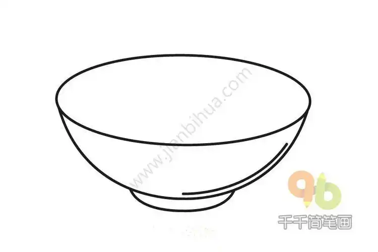 瓷碗简笔画步骤图宽碗简笔画幼师day176---简笔画碗筷0302简笔画幼师