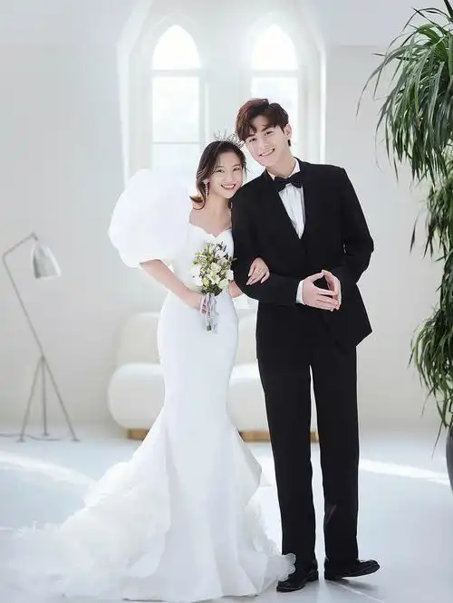 超甜超清新的韩式婚纱照78北京必拍