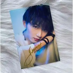 新款马嘉祺亲笔签名照tnt时代少年团保真非复印粉丝应援礼物明星