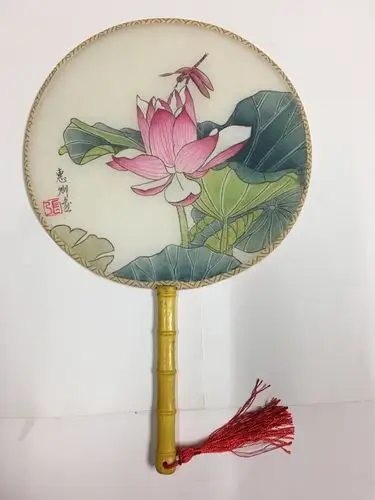 九九重阳节画团扇