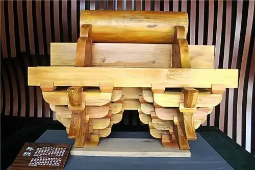 古建筑斗拱结构分解图