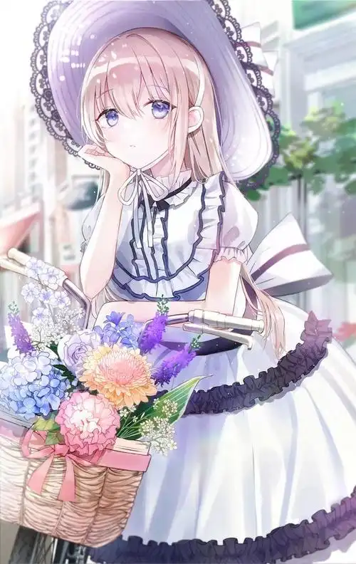 有没有唯美动漫的少女图像?-惠修网