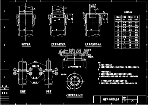 承插铸铁管连接图