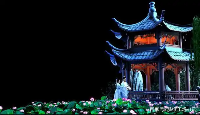 3d水秀版"梁祝"亮相沙县小吃节,开创城市喷泉4.0版本