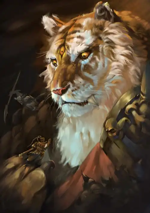 虎将|插画|游戏原画|一只画笔 - 原创作品 - 站酷 (zcool)