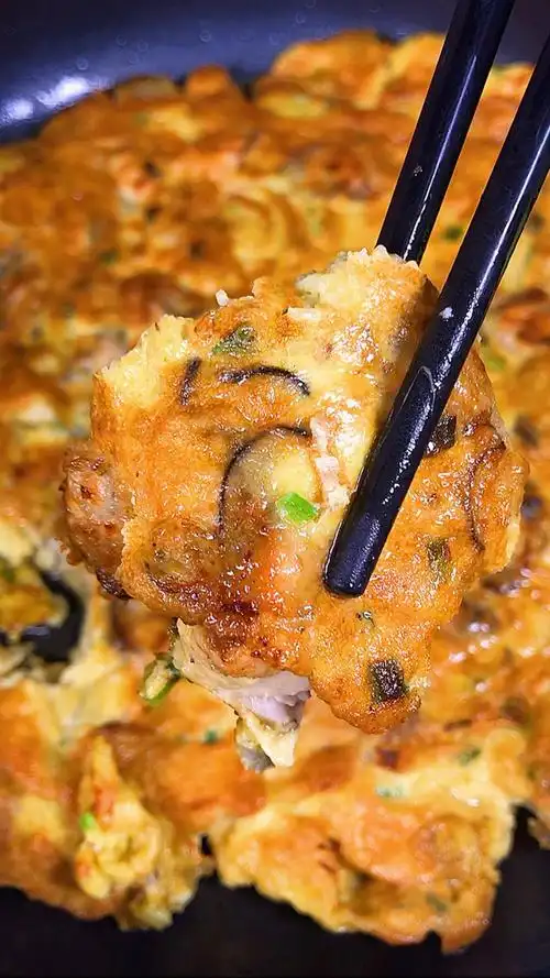 营养美味的生蚝煎蛋,男人们的最爱,看完了你也能学会.