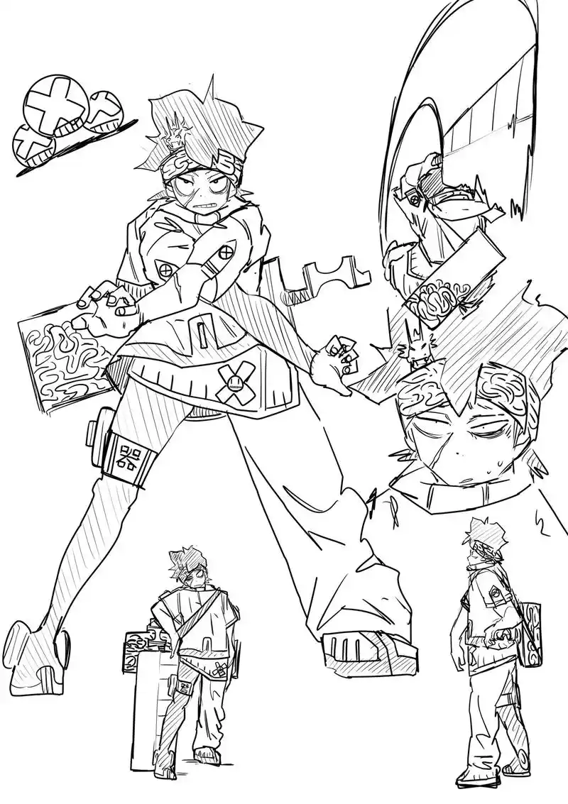 今天瞎画练习.#medibangpaint绘画 #画画练习打 - 抖音