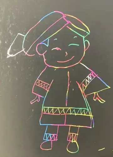 学生美术作品展～《民族娃娃》