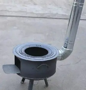 农村家用户外烧柴取暖炉火炉子铁皮炉子冬季烧饭烧炭炉灶炉.