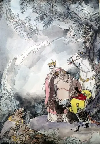 画家张洪建西游记作品图集